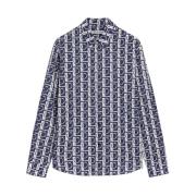 Trussardi Casual Shirts Blue, Herr