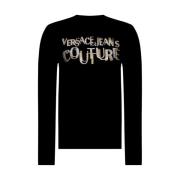 Versace Jeans Couture Crewneck Sweatshirt Black, Dam