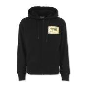 Versace Jeans Couture Sweatshirt med dragkedja Black, Herr