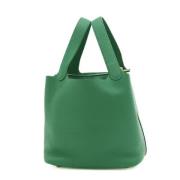 Hermès Vintage Pre-owned Laeder handvskor Green, Dam