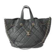 Chanel Vintage Pre-owned Laeder chanel-vskor Black, Dam