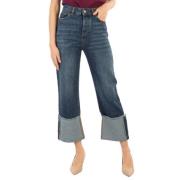 Alessia Santi Straight Jeans Blue, Dam