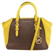 Michael Kors Pre-owned Pre-owned Laeder handvskor Yellow, Dam