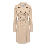 Blugirl Klassisk Trenchcoat Beige, Dam