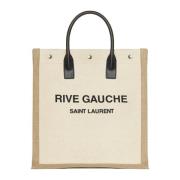 Saint Laurent Rive Gauche Tote Bag Beige, Herr