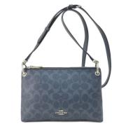 Coach Pre-owned Pre-owned Plast axelremsvskor Blue, Dam