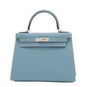 Hermès Vintage Pre-owned Laeder handvskor Blue, Dam