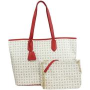 Pollini Eleganta Tote Bags för kvinnor Beige, Dam