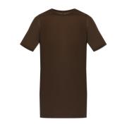 Rick Owens T-shirt Level T Brown, Herr