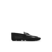 Giorgio Armani Läder Loafers Black, Herr