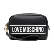 Love Moschino Stilren Clutchväska Black, Dam