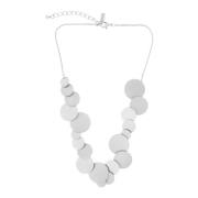 Dansk Copenhagen Multi Dot Halsband Silverpläterad Gray, Dam