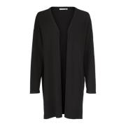 Masai Öppen Cardigan Lon Svart Black, Dam