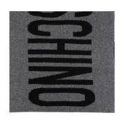 Moschino Logo Halsduk Gray, Unisex