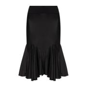 Rick Owens Skirt Divine Black, Dam