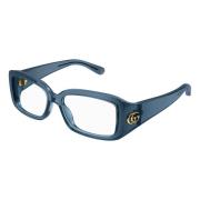 Gucci Stiliga Glasögon för Kvinnor Blue, Unisex