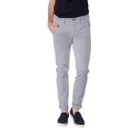 Mason's Slim Fit Chino Byxor med Band Beige, Herr