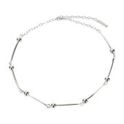 Hugo Kreit Silver Particole Kedjehalsband Gray, Dam