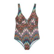 Fiorella Rubino Cut-Out Baddräkt Multicolor, Dam