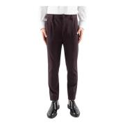 Corsinelabedoli Klassiska Straight Leg Suit Byxor Brown, Herr