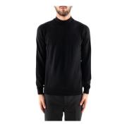 Corsinelabedoli Turtleneck Jumpers i Extrafin Ull Black, Herr