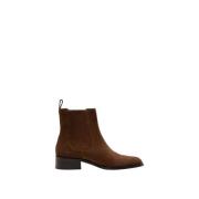 Parallele Chelsea Boot i Cognac Mocka Brown, Dam