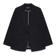 Fiorella Rubino Enknappad Blazer Black, Dam