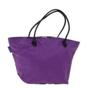 Burberry Vintage Pre-owned Nylon totevskor Purple, Dam