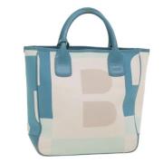 Bally Pre-owned Pre-owned Canvas totevskor Blue, Dam