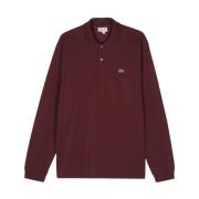 Lacoste Röd Polo Tröja Logo Patch Korta ärmar Red, Herr