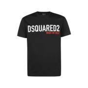 Dsquared2 Svart Cool Fit T-shirt Black, Herr