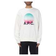 A.p.c. Sunset Sweatshirt Beige, Herr