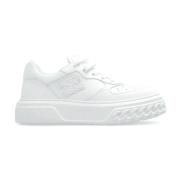 Casadei Vita Perforerade Sneakers White, Dam