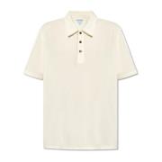 Bottega Veneta Polo med logotyp Beige, Herr