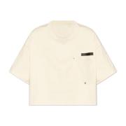 Bottega Veneta T-shirt med fickor Beige, Dam