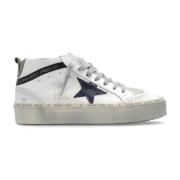 Golden Goose Ankellåga sneakers 'Hi Mid Star Classic' White, Dam