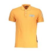 Napapijri Lyxig Polo Shirt med Kontrastdetaljer Orange, Herr