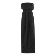 Simkhai Draped Gown Black, Dam