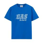 GAS Kortärmad T-shirt Blue, Herr