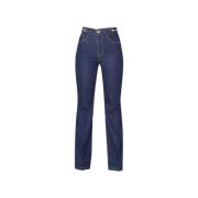 Kocca Klassiska Boot-cut Jeans för Kvinnor Blue, Dam