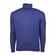 Cashmere Company Halsdukströja Blue, Herr