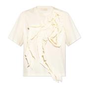 Ulla Johnson T-shirt Aris Beige, Dam