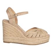 Corina Plattformsandaler Beige, Dam