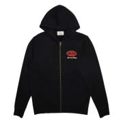 Deus Ex Machina Tin-Lizzie Zip Hoodie Black, Herr