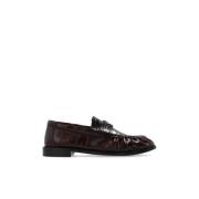 Saint Laurent Läderskor Le Loafer Red, Dam