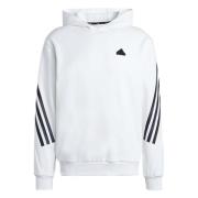 Adidas Framtida ikoner 3-ränder hoodie White, Herr