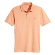 Levi's Slim Housemark Short Sleeve Polo Orange, Herr