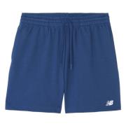 New Balance French Terry Short Shorts Blue, Herr