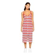 Pepe Jeans Midi Dresses Red, Dam