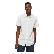 Pepe Jeans Short Sleeve Shirts White, Herr